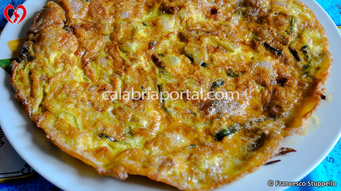 Ricetta della Frittata di Cipolline Selvatiche alla Calabrese