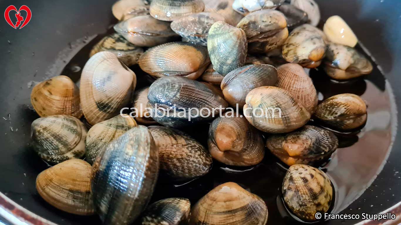 Vongole per la preparazione delle Linguine alle Vongole
