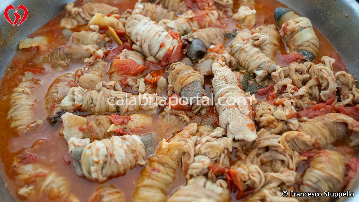 Ricetta delle Mazzacorde alla Calabrese: la cottura