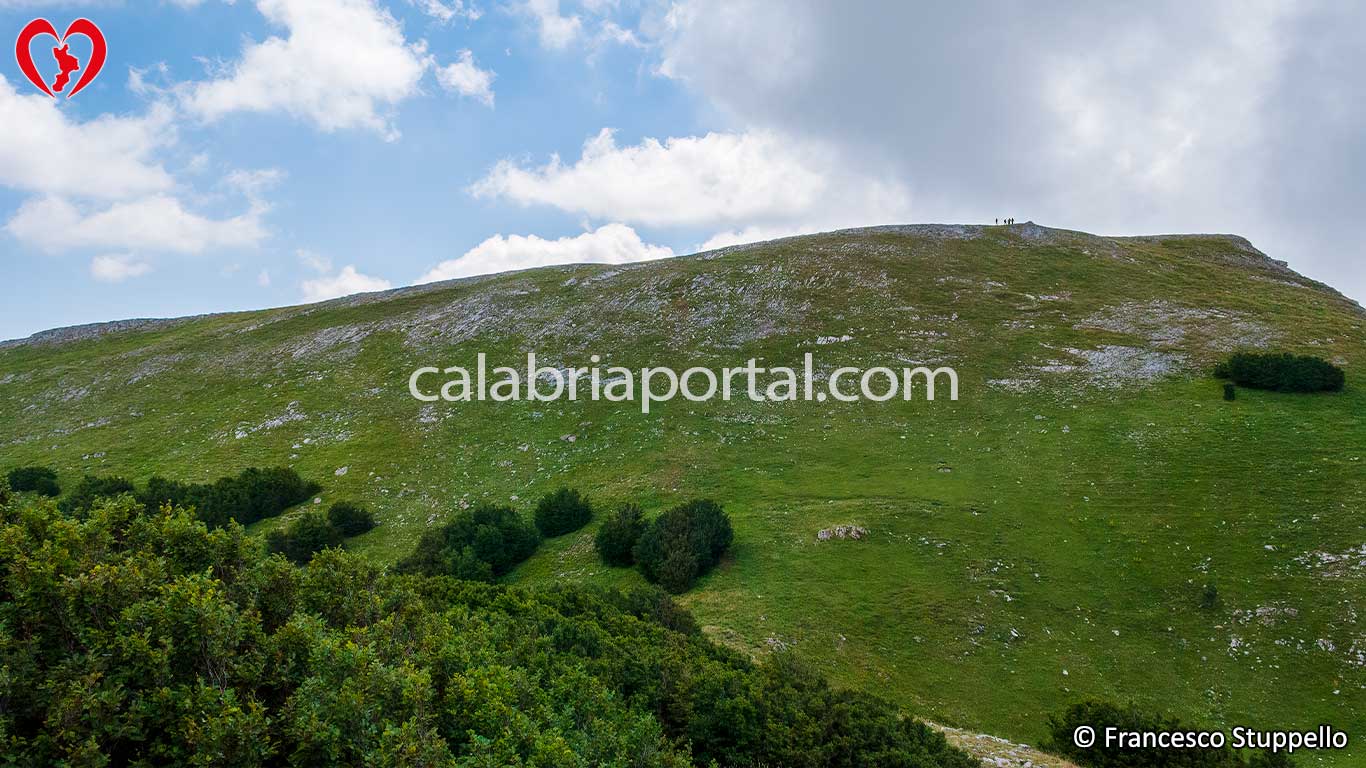 Il Cozzo del Pellegrino visto dalla Conca di Valle Lupa