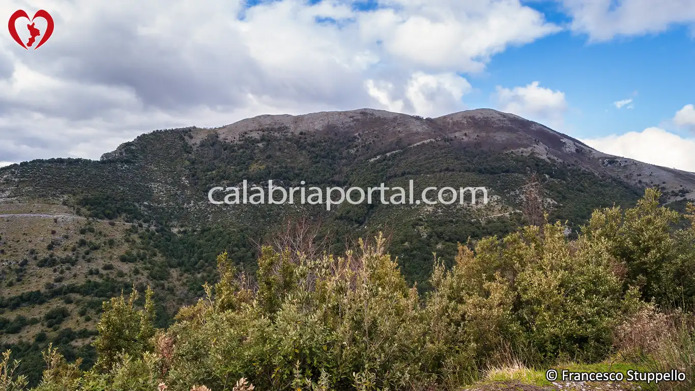 Monte La Desta visto dalla Contrada Pizinno di Tortora (CS Monte La Desta visto dalla Contrada Pizinno di Tortora (CS)