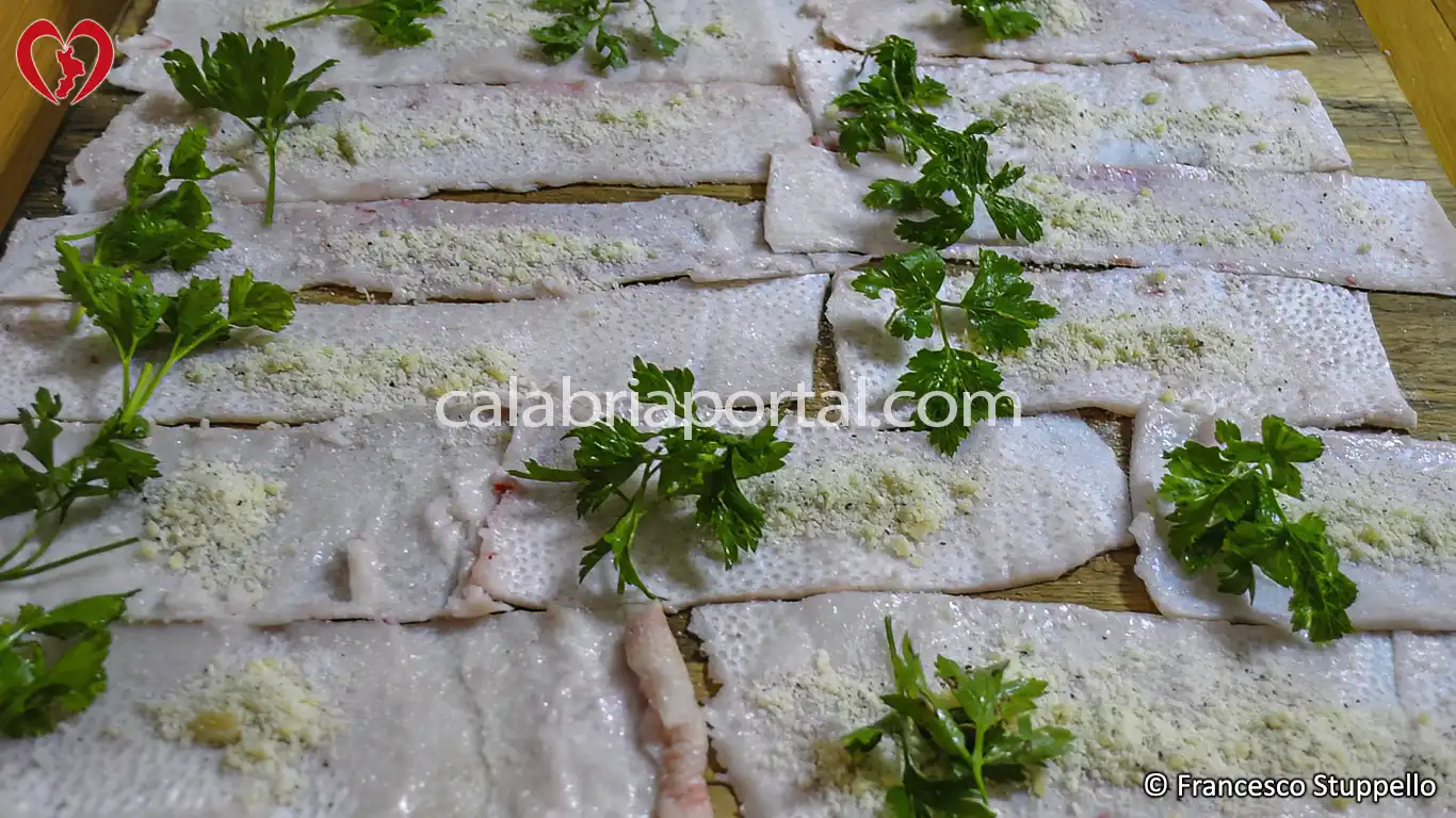 Braciole di Cotiche di Maiale alla Calabrese