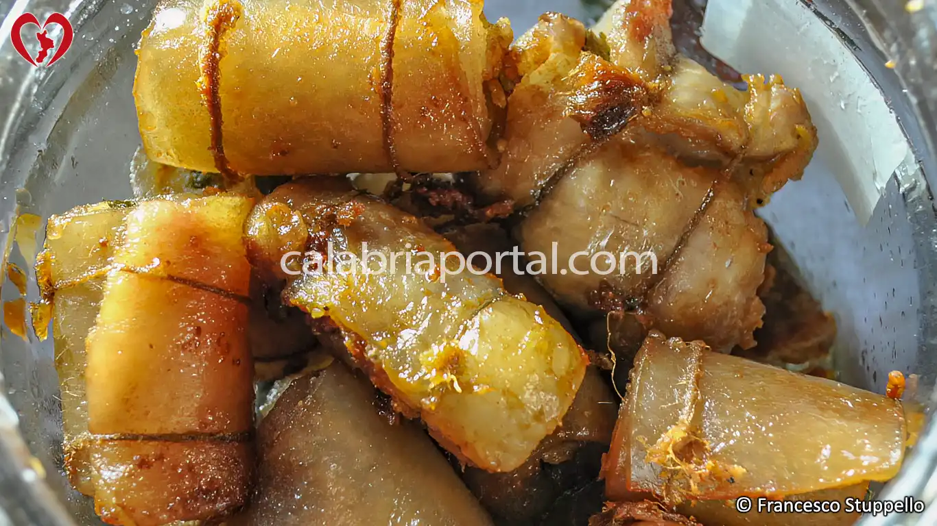 Braciole di Cotiche di Maiale alla Calabrese