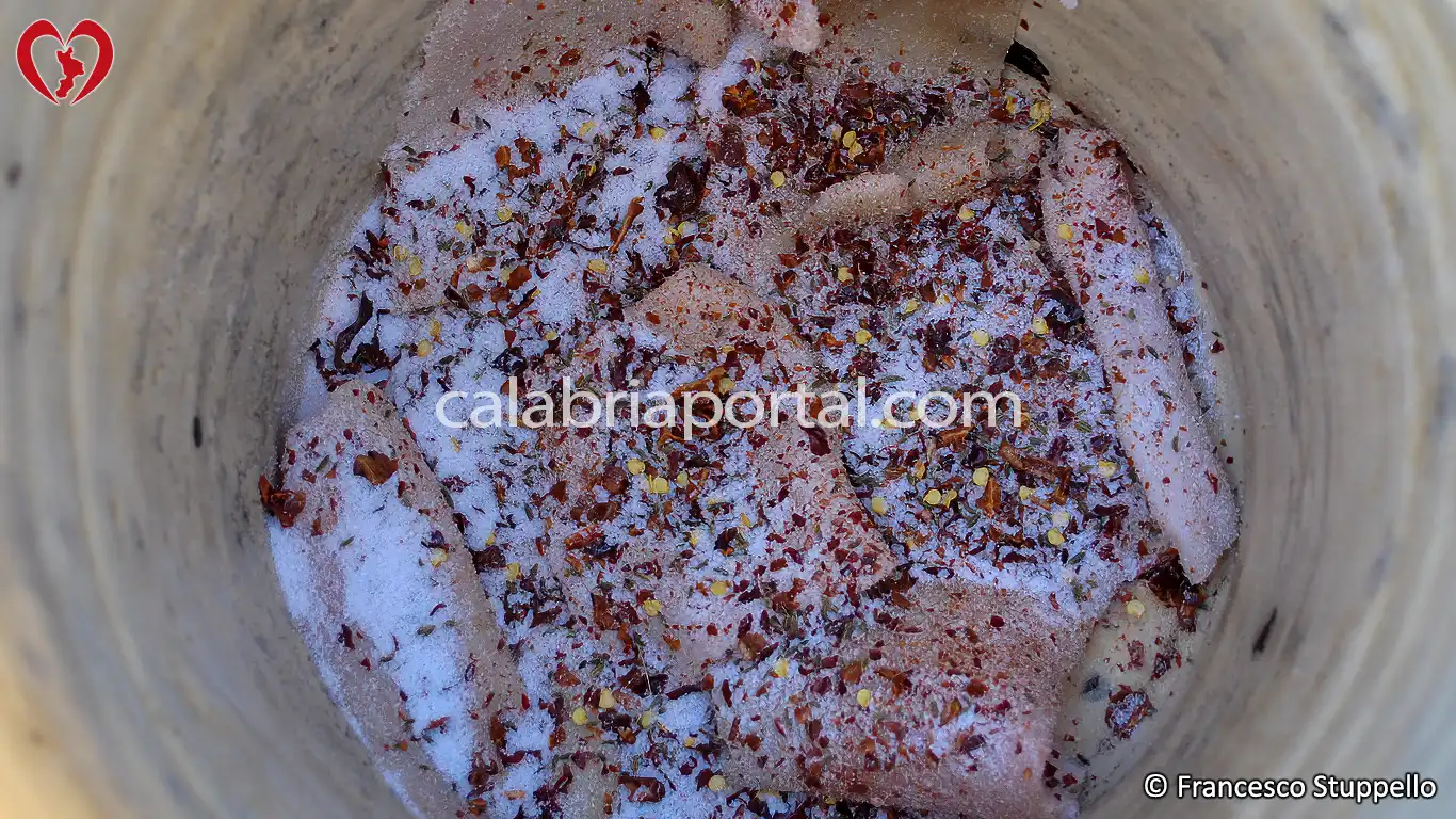 Cotiche di Maiale Salate alla Calabrese Cotiche di Maiale Salate alla Calabrese