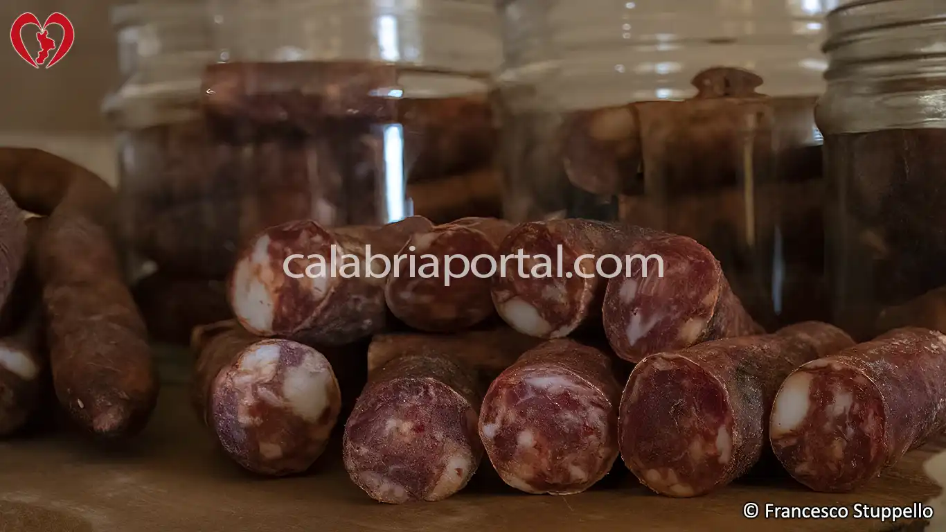 Salsiccia Calabrese salame tipico della Calabria