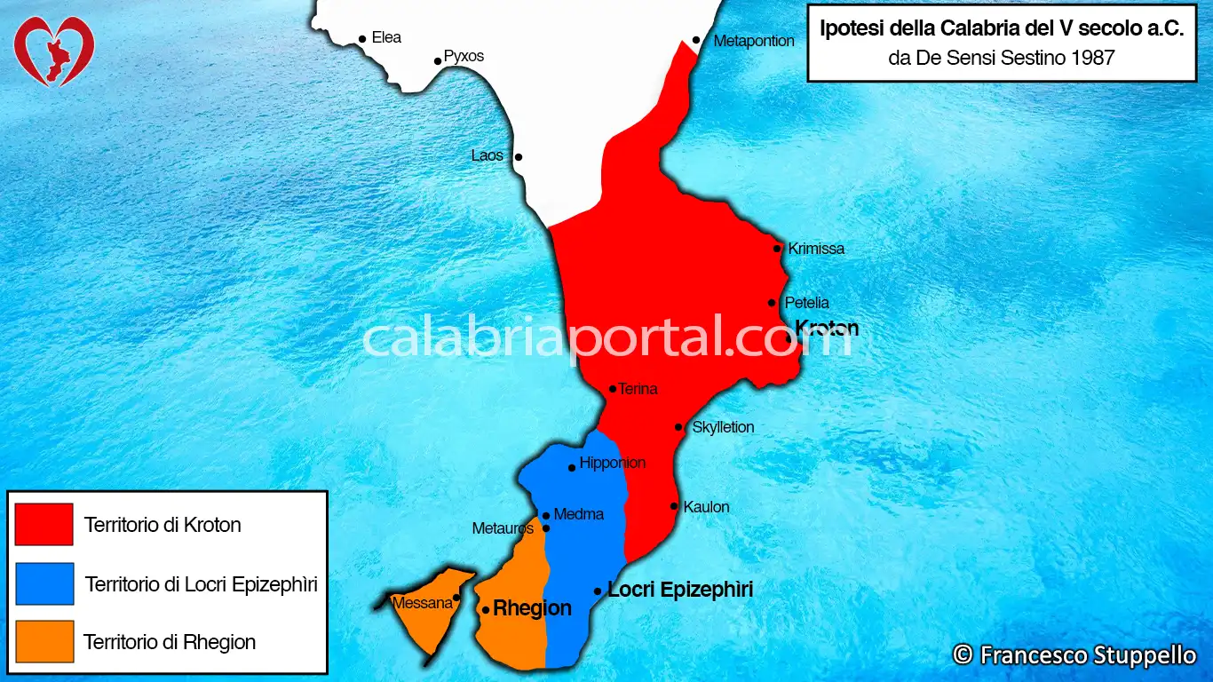 Magna Grecia: Ipotesi della Calabria del V secolo a.C. Magna Grecia: Ipotesi della Calabria del V secolo a.C.