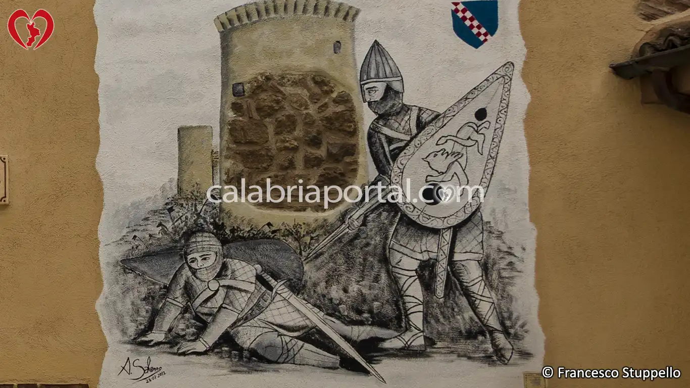 Murales di Roberto il Guiscardo a San Marco Argentano (CS)
